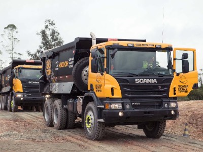 Новый самосвал Scania Heavy Tipper способен перевозить еще больше руды
