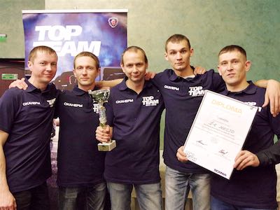 Финал национального этапа конкурса Scania Top Team в России