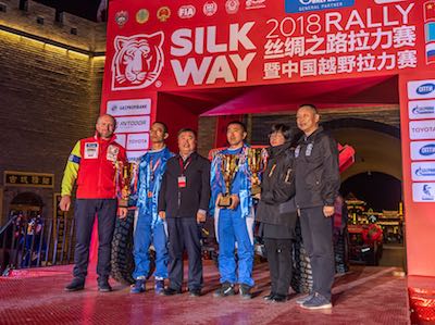 Лю Кунь и Андрей Каргинов — победители китайского этапа ралли-рейда «Шелковый путь» 2018