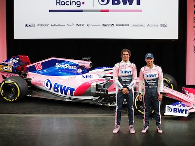 JCB стала партнером команды Racing Point F1 в соревновании «Формулы-1»