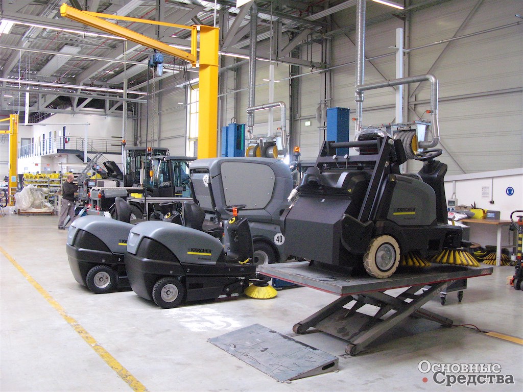 Завод по производству профессиональных подметально-уборочных и коммунальных машин в г. Бюлерталь