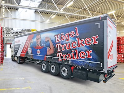 На выставке transport logistic компания Kögel показывает еще один вариант полуприцепа Kögel Trucker Trailer