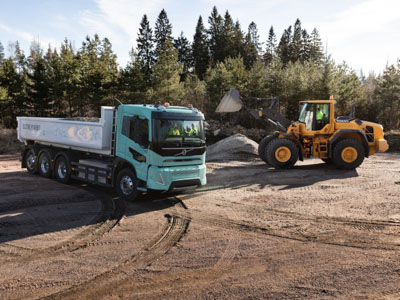 Volvo Trucks представляет концепты тяжелых электрогрузовиков для строительных работ и региональных перевозок