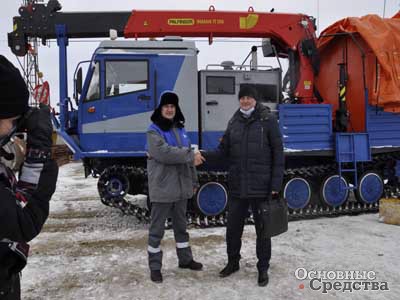 Гусеничный вездеход ТМ-140П «Курганмашзавода» испытывают на объектах «Газпрома»