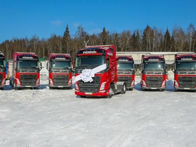 1000-ный грузовой автомобиль Volvo поставлен Группе компаний SDS Trans