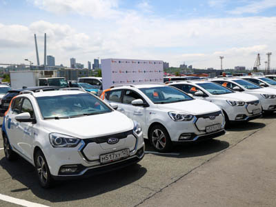 Соллерс Груп и РусГидро запустили первый каршеринг электромобилей во Владивостоке