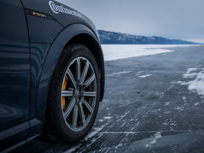Шины Continental помогли установить рекорд дальности хода на льду для электромобилей