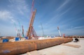 Строители начали возведение свайных фундаментов моста через Керченский пролив
