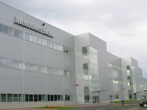 Открытие нового центрального складского и логистического центра Mercedes-Benz в Подмосковье