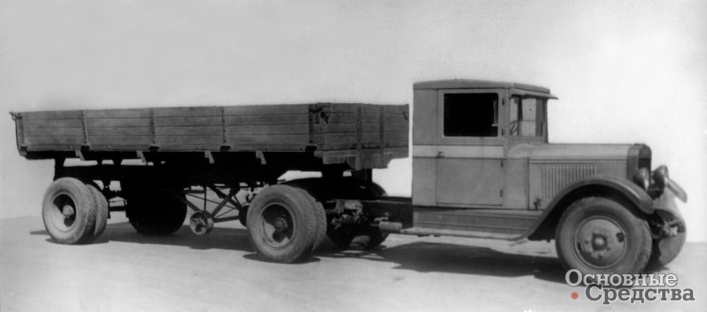 Седельный тягач ЗИС-10 грузоподъемностью 6 т. 1935 г.