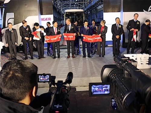 В Китае торжественно открыт завод по производству автобусов премиум-класса