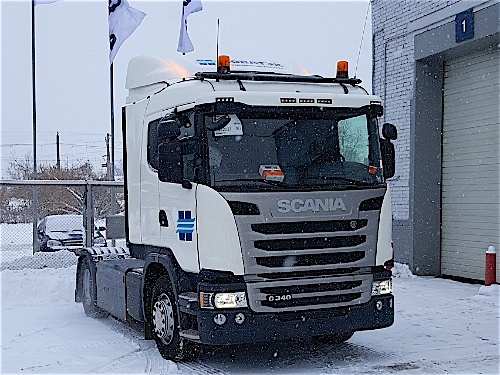 Компания «НОВАТЭК-АЗК» приобрела первый тягач Scania на газомоторном топливе