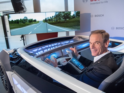Председатель правления Bosch Фолькмар Деннер: «Современные автомобили скоро станут вчерашним днем»